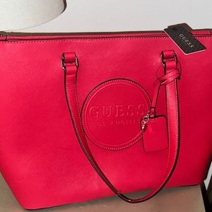 BRAND NEW RED GUESS PURSE